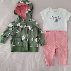 Infant Girl's Carter's 3 piece